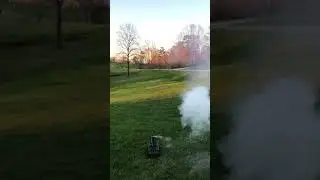 Half scale Coehorn Mortar live fire