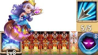 Trixie Treat the one shot queen | Castle Clash