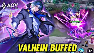 AOV : VALHEIN BUFFED NEW PATCH - ARENA OF VALOR LIENQUANMOBILE ROV