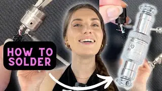 How to solder a GX16 connector⎪CUSTOM KEYBOARD CABLE DIY⎪Kat Koil Cable