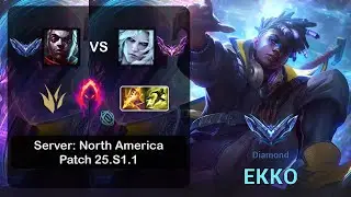 Ekko Jungle vs Viego - NA Server - Patch 25.S1.1