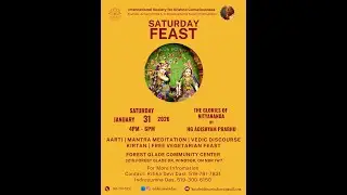 The Glories of Nityananda | Saturday Feast | HG Adishyam Prabhu
