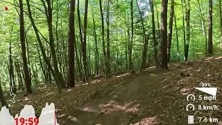20 minutes MTB Trail Bike Indoor Cycling Workout Germany Garmin 4K
