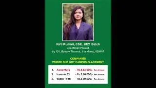 Campus Placement 2021 I 5 Star Achievers I Best University For Campus Placement I GIET University