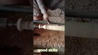 wood skills #woodart #woodworking #woodturning