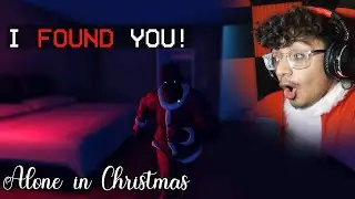 HE'S IN MY HOUSE!!! | Alone In Christmas (Both Endings)