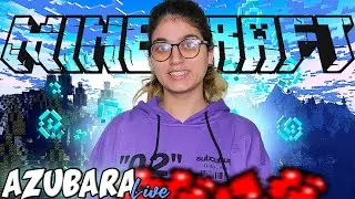 Azubara is Live || Minecraft 100 Days Survival world Builds!!#gaming #gameplay  #facecam #minecraft