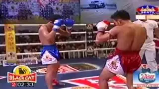 Khmer Boxing, Phal Sophorn vs Thai [KO], SEATV Boxing, 01 February 2015