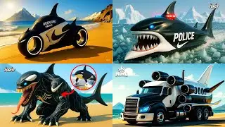 BRAINROT EXTINCTION TRUCKS 🆚 BRAINROT CAR 🆚 BRAINROT MOTORCYCLE - Tiles Hop EDM Rush!