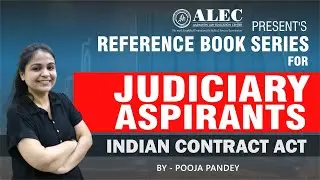 Best Books for Indian Contract Act | Judiciary Exam | ICA Reference Book Series | Pooja Ma'am | ALEC