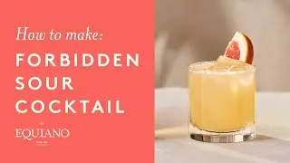How to make Forbidden Sour cocktail | Equiano Rum | Award winning