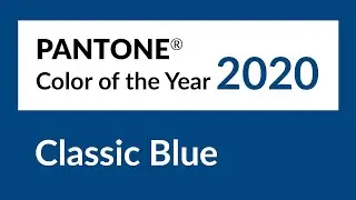 Pantone Color of the Year 2020: Classic Blue 19-4052 💙 (1 hour, Background, No sound, Full HD)