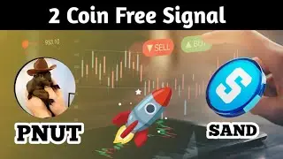 Top 2 Coin Bullish 🚀 | PNUT Price Prediction | SAND Coin Price Prediction | Crypto Free Signal