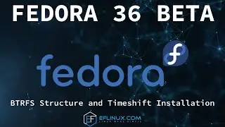 Fedora 36 Beta: Changing btrfs structure and install Timeshift