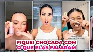 REAGINDO A SEGUIDORAS TESTANDO MEUS PRODUTOS DE MAKE!!