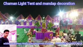 Chaman Light Tent house and DJ sound service Sarthara Mall Lucknow