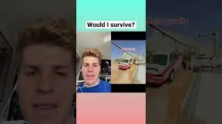 WOULD I SURVIVE? (PART 2) #shorts #beamng #beamngcrashes #beamngdrive #reactionvideo