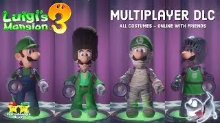⭐️Luigi’s Mansion 3⭐️ - MULTIPLAYER DLC - All Costumes & 20 Floors Online with Friends! 🔦