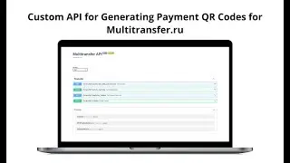 Custom API for Generating Payment QR Codes for Multitransfer.ru