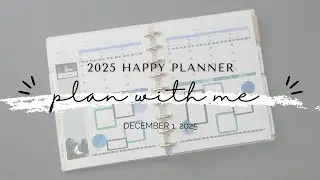 2025 Happy Planner *** Plan with Me *** Weekly Layout December 1, 2025 *** Stress Management Layout