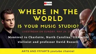 David Russell violinist | WHERE IN THE WORLD Is Your Music Studio? - Charlotte, North Carolina, USA