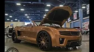 Forgiatos Fest 2k14 : Bronze Widebody Camaro Convertible on 24