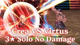 Crea VS Virtus (3★ Solo No Damage) | Goddess Order
