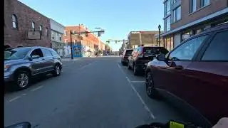 Downtown ride in Waterville, ME