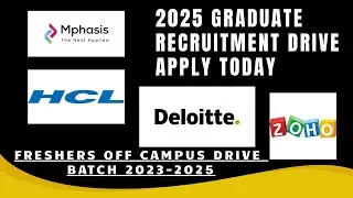 Zoho Off Campus Drive 2025 | Support Jobs Tamil | HCL Walk-In Drive Chennai | Freshers IT Jobs Tamil