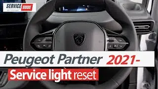 Peugeot Partner 2021 - 2026 Service Light Reset