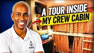 Crew Cabin Tour on a cruise ship 🤯