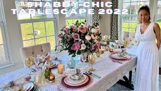 Decorate with me EASTER GLAM SHABBY CHIC  #decoratewithme