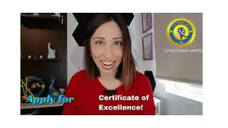 Apply for Certificate of Excellence Today!