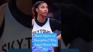 Back Injury or Discipline? Why Angel Reese Sat Out   #AngelReese #NCAAWBasketball #SportsDrama