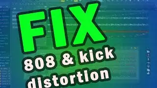 Avaoid 808 kick distortion with this trick on FL studio