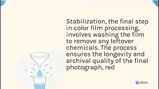 Chemical processes | Color film development | Chemistry color in film emulsions | ChemLab Explorers