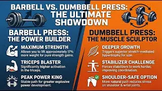 Barbell vs. Dumbbell Bench Press: The Science-Based Verdict