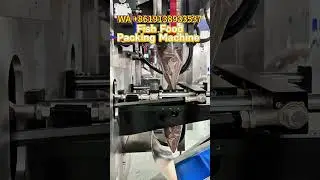 Fish food pellets packing machine, 500g-2kg pouch vertical granules packing machine. #machine
