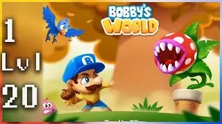 Super Bobby's World - Free Run Game - Gameplay Walkthrough - Levels 1-20