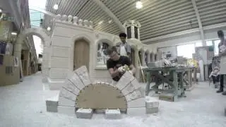 Stone arch building at the Building Crafts College & TCDT 2016