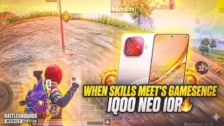 IQOO NEO 10R!!🔥• BEST SENSITIVITY ❌• BGMI GAMEPLAY