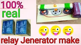 How to make Relay Jenerator making/12 volt powerful 👍👍👍Jenerator making. 