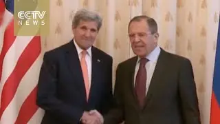 Syria talks between Lavrov and Kerry begin in Moscow