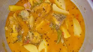 Pepe diye machhar jhol recipe 🥰 bengoli style ।। fish curry।। #fish curry #papaya with fish curry 