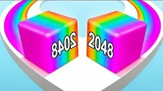 2048 | ball run 2048 ball run Infinity Jelly Run 2048 vs Reverse #cutiepie22yt
