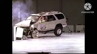 Crash Test 1996-2002 Toyota 4Runner / Hilux Surf Frontal Offset IIHS