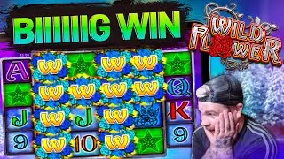 Wild Flower Delivers High Stake BIG WIN! Visit @fruityslots.com For All Your Best Casino Offers!
