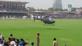 Fortress Stadium 6 September2018 | navy helicopters landing
