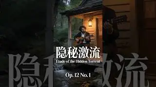 🎸隐秘激流 Etude of the Hidden Torrent, Op  12 No  1 #classicalmusic #古典音乐