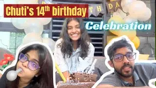 චූටි ගේ birthday celebration එක 😌💗✨| එයාට දැන් 14 ක් 🥹 | කට්ටියම ආවා.. | අපේ music පවුල